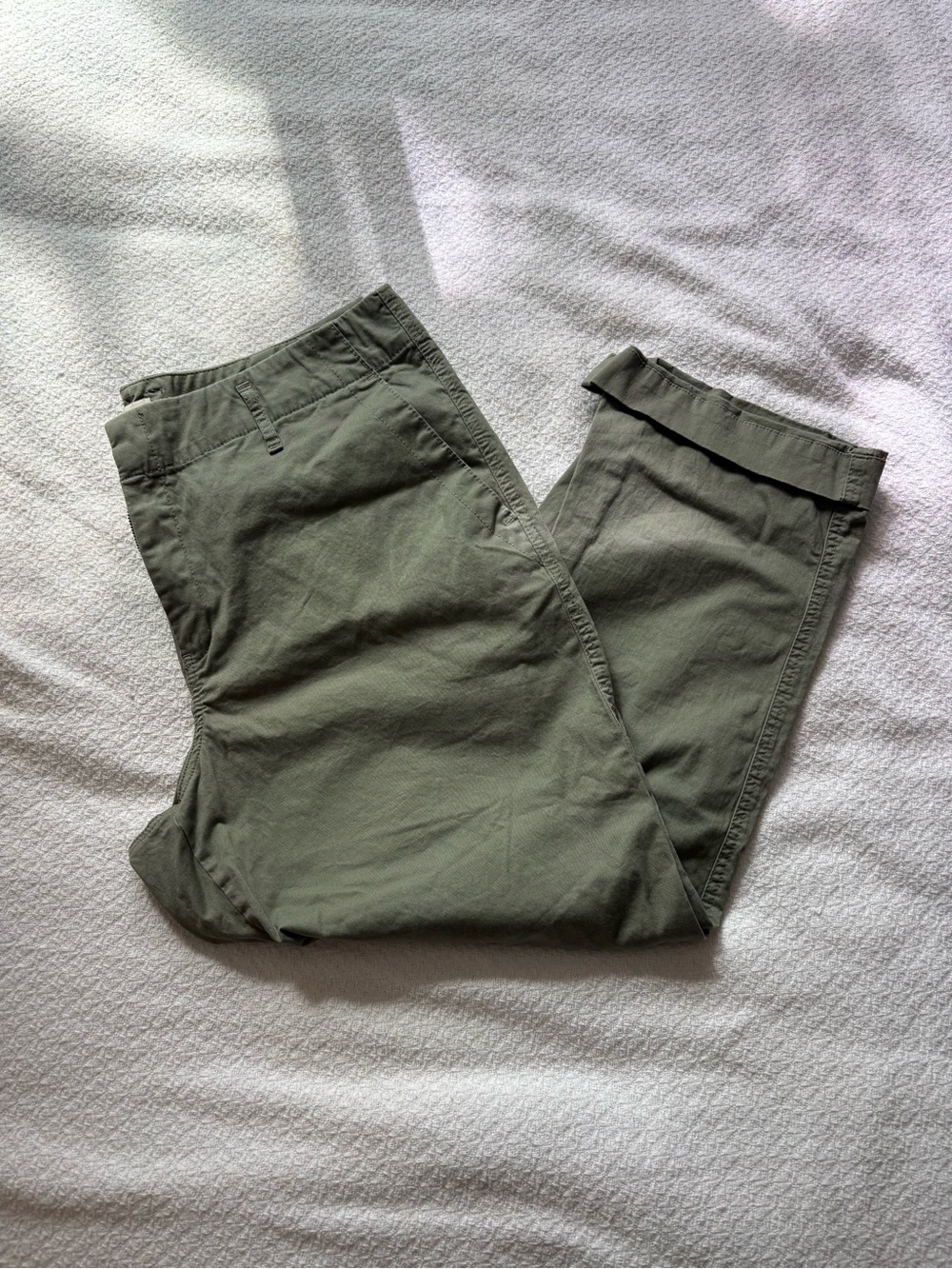 Women’s Casual Olive Green Chino Pants